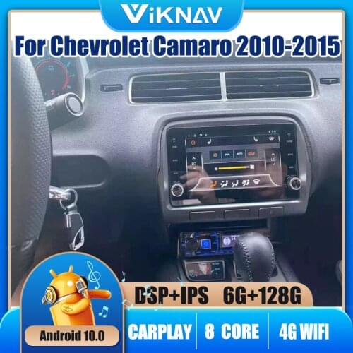 Android10.0 Car Radio For Chevrolet Camaro 2010-2015 screen DVD multimedia player car head unit stereo Receiver 2 din 128GB