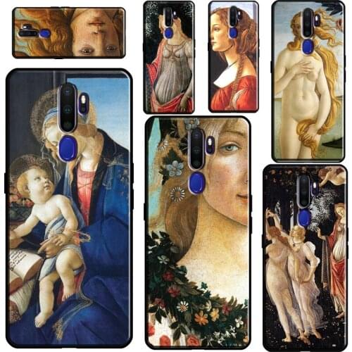 Sandro botticelli Renaissance painting Case For OPPO A15 A83 A91 A93 A52 A72 A31 A53 A5 A9 2020 A1K A3S A5S F5 F7 Find X2 X3 Pro