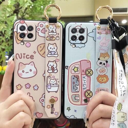 Black Case Silicone Phone Case For Samsung Galaxy A22 4G/SM-A225F For men Fashion For Woman New