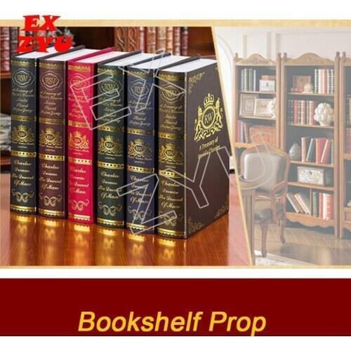 EXZYU Bookshelf Prop Escape Game place all the books in correct position to trigger the puzzle real life chamber room