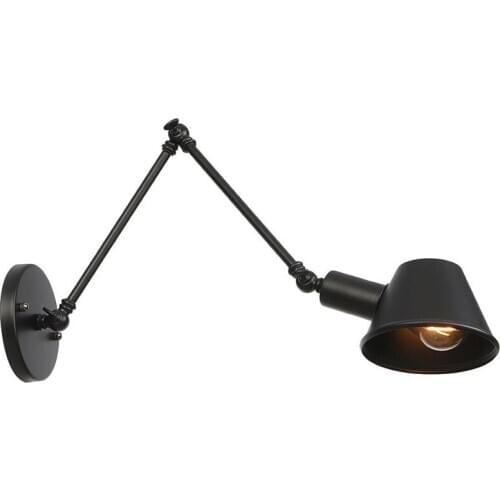 Black Iron IndustrialWall Light Fixtures Bedroom Bathroom Mirror Loft Style Vintage Wall Lamp Edison Applique Murale ZM722