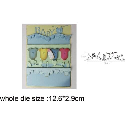 Metal dies Baby Supplies Cutting Dies Stencils dies for DIY Scrapbooking Photo Album Paper Card Making Decoration Embossing dies