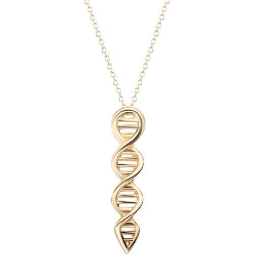 Cxwind Fashion Molecule Structure Necklace Chemistry DNA Necklaces Pendants Twist Pendant Choker Necklace Jewelry women Bijoux