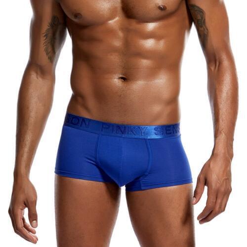 New Sexy Boxer Underwear for Men Solid Boxershorts Men Modal Soft Boxer Shorts Gay Male Sleepwear Underpants
