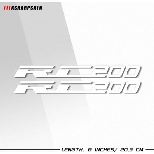 New Motorcycle reflective fuel wheels fairing portable luggage helmet stickers sign decoration Decals For KTM RC200 rc 200