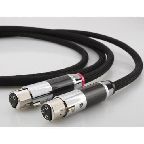 New HI-End 48B HIFI Silver Plating XLR Plug interconnect audio cable
