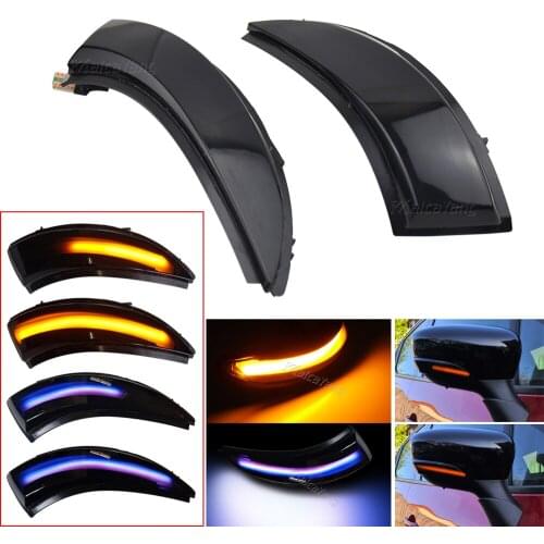 Flowing Car Side Wing Rearview Mirror Dynamic Indicator Blinker Sequential Lamp LED Turn Signal Light For CLIO MK4 IV 2012 -2016