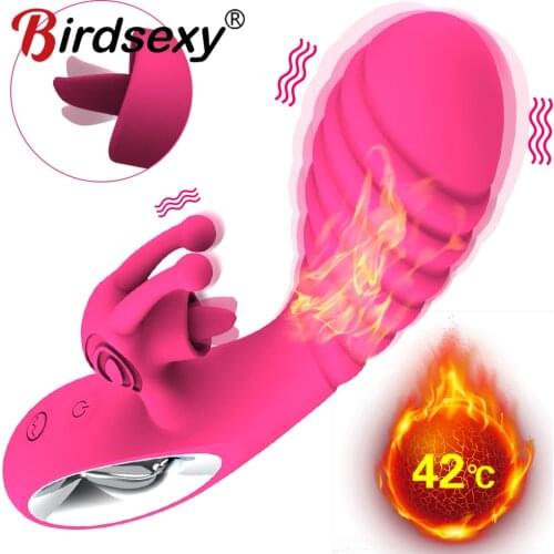 Strong Dildo Vibrator G-Spot Rabbit Vibrator Clitoris Stimulator Vaginal Pussy Massager Sex Toys for Women Female Masturbation