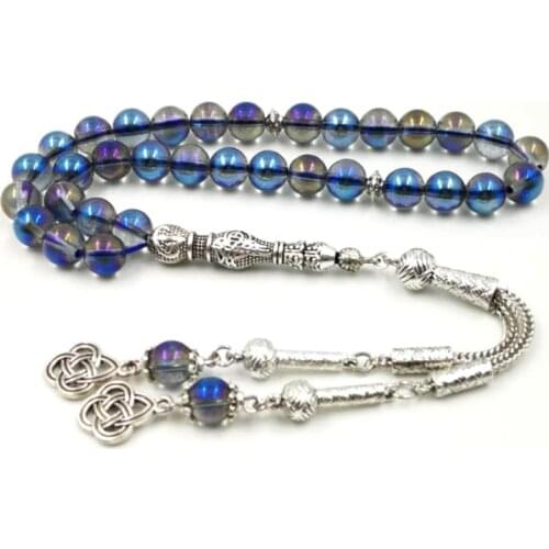 Womens crystal Tasbih rosary handmade bracelets multicolor Muslim Beaded Islam gift Jewelry March 8 Jewelry gift for Muslim