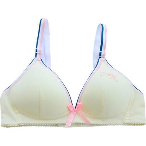 Sport Puberty Girl Cotton Underwear Teen Child Fitness Bra 12-16Y Youth Small Breast Bra Adolescente Teen Bra Girls Underwear