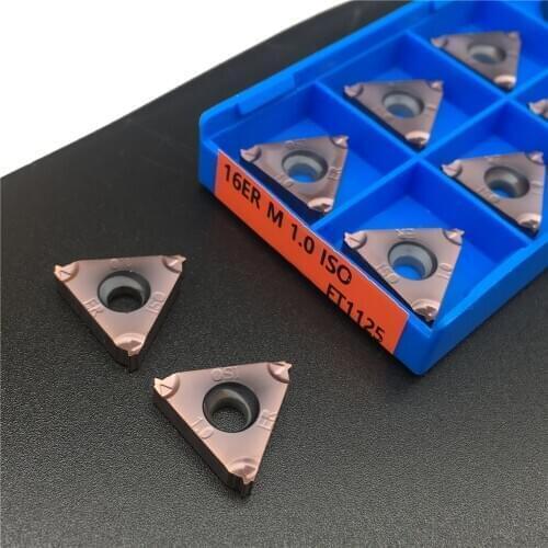 16ER M 1.0 ISO FT1125 Carbide Inserts Thread Turning tool High Quality cutting Lathe Tools cutter CNC tool 16ER