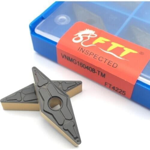 VNMG160408 TM FT4225 high quality External Turning Tool Carbide insert CNC blade Machining center for steel