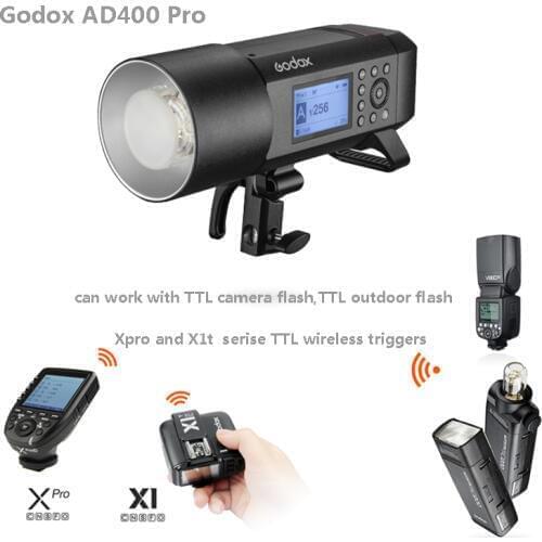 Godox AD400 Pro WITSTRO All-in-One Outdoor Flash for studio AD400Pro TTL HSS Flash with Built-in 2.4G Wireless X System