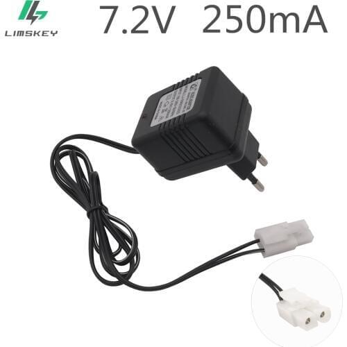 Charger For 7.2V Ni-Cd Ni-MH SC Battery Input AC 110V-240V Output 7.2V 250mA With Tamiya KET-2P Plug For RC Toy