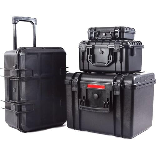 Protection box equipment tools storage box plastic PP Alloy equipment safety rod case bag shockproof waterproof with foam