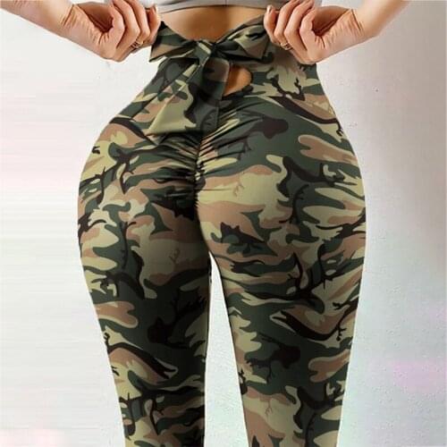 2021 Camouflage Seamless Leggings Women Letter Printing High Waist Stretch Stretchy Fitness Leggings Pants Push Up Leggings