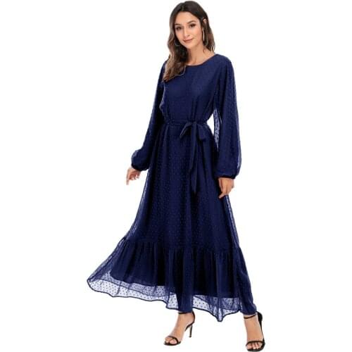 Long Maxi Dress Women Clothes Long Sleeve High Waist Casual Dresses Solid Elegant Club Party Dress TA6294