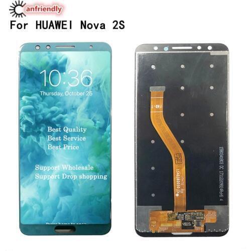6.0" LCD For Huawei Nova 2S LCD Display Touch panel Screen Digitizer Assembly For HUAWEI Nova 2S HWI-AL00 Nova2S 2160*1080