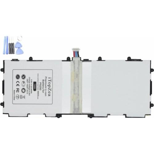 ITopZea 1x6800mAh T4500E T4500C Replacement Battery For Samsung Galaxy Tab3 10.1 P5200 P5210 P5220 GT-P5200 P5213 GT-P5210 Tools