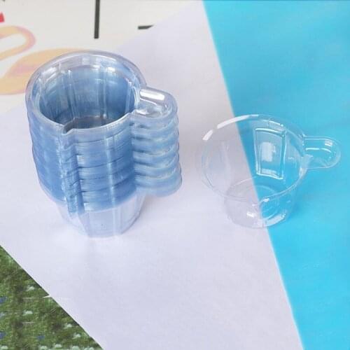 20/50/100Pcs 40ML DIY Crystal Epoxy Dispensing Cup Mixing Cup Disposable Mixed Plastic Cup Epoxy Palette Cup