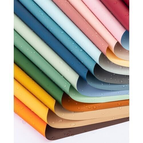 20sheets New Arrival Double Side Color Flower Wrapping Paper Waterproof Florist