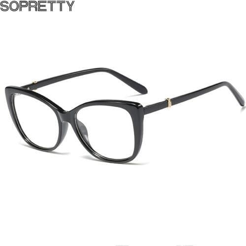 2020 TR90 Trend Diamond-lined Spring Hinge Glasses Frames ,Women Cat Eyes Prescription Glasses Frame for Myopia, Hyperopia F0223