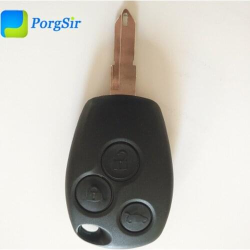 3 Button 434mhz ASK Remote Control Key For Renault with PCF7946 Hitag2 ID46 Chip