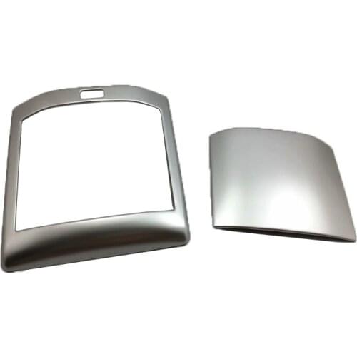 Car-Styling Accessory For Toyota LAND CRUISER PRADO 150 FJ150 2018 Rear Seat Water Cup Panel Cover Frame Trim ABS Chrome Sticker