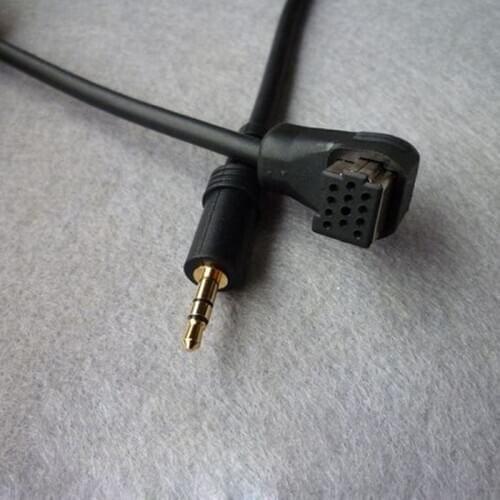 `3.5mm AUX Audio Input Cable For PIONEER CD-RB10 RB20 iB100 iphone ipod Connector For PIONEER CD-RB10 RB20 iB100