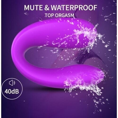 Wireless Vibrator Adult Toys For Couples USB Rechargeable Dildo G Spot U Silicone Stimulator Double Vibrators Sex Toy For Woman