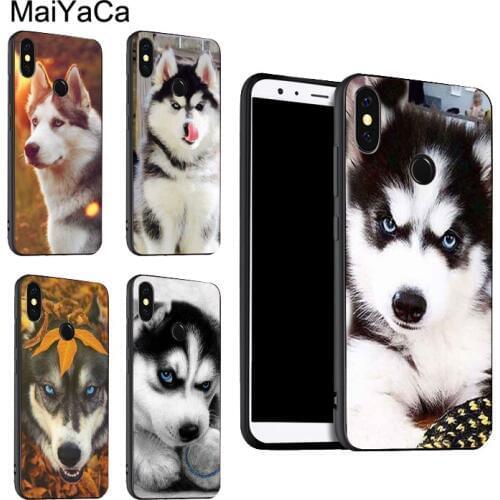 Animal Husky puppy For POCO X3 F2 Case For Redmi Note 9 Pro 8 7 8T 9S 9A 9C For Mi Note 10 Lite 9T A3 Coque