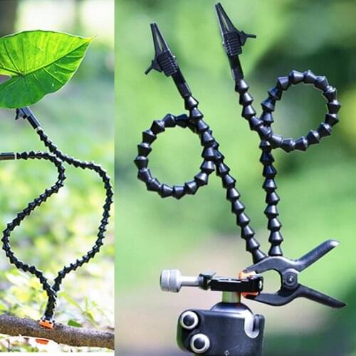 Double Magic Arm Clamp Clip for Macroshot Insects Flower Macro Photography Tools 60cm Length