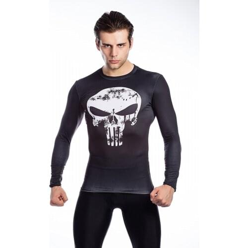 Harajuku Cosplay Anime 2021 Fashion Men Elastic Comfortable Running SportWear Running black Long Sleeve
