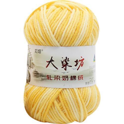 Cotton Knitting Yarn 95m 5Strands Crochet Yarn For Knitting Wool Yarn Warm For Kids Hand Knitted Yarn for Blanket Sweater DIY
