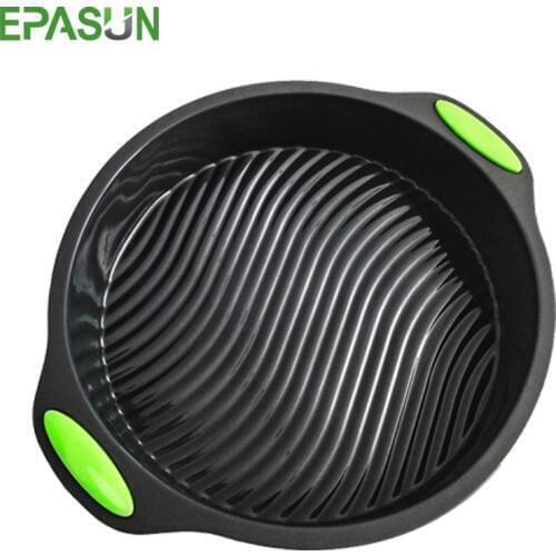 Round Silicone Baking Cake Molds DIY Baking Cake Pans for Cake Bakeware Form Tray Baking Decorating Dish Cake Kitchen Tool