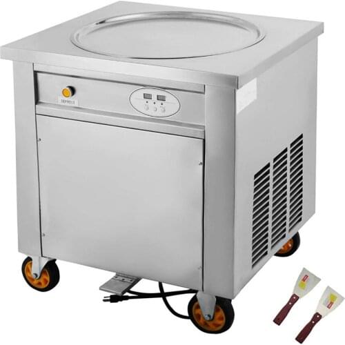 Fried Ice Cream Yogurt Making Machine Fruit Roll Maker Pan Summer Cool Ice Make for Kids