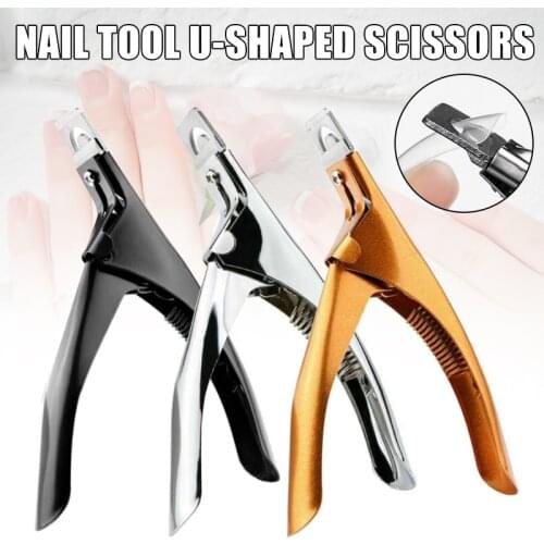 Acrylic UV Gel False Nails Clipper Stainless Steel Pet Nail Cutter Manicure Nail Art Tips Trimmer WH998