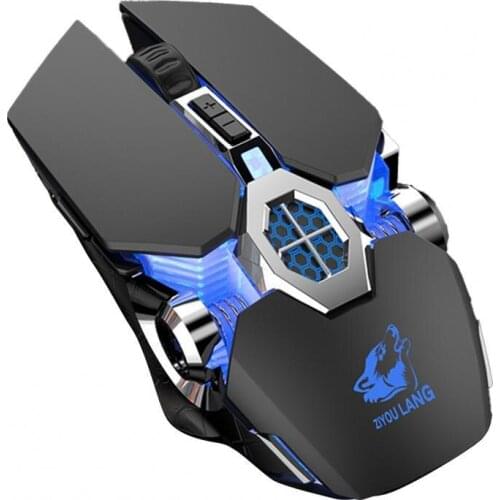 X13 2.4G Wireless Rechargeable Gaming Mouse Mute Click Breathe Light 2400dpi Portable Gaming Mouse For Laptop Desktop Computer