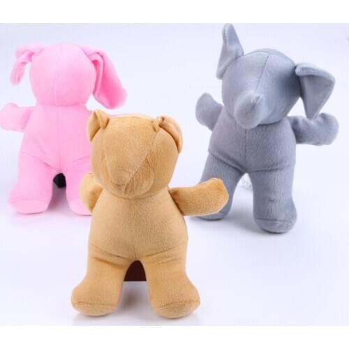 Pet Plush Toys Cute Animals Shape Molars Bite Tolerant Pet Supplies,Q323