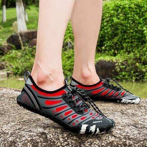 Plus Size 36-47 Yoga Sneakers Water Shoes Men Women Barefoot Outdoor Beach Sandals Upstream Aqua Shoes River Sea Diving Swimming