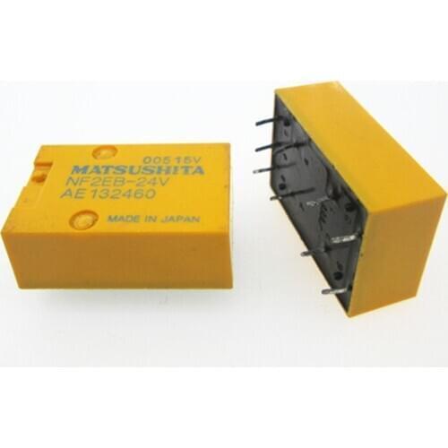 HOT NEW relay NF2EB-24V NF2EB 24V NF2EB24V 24VDC DC24V 24V DIP9 5PCS/LOT