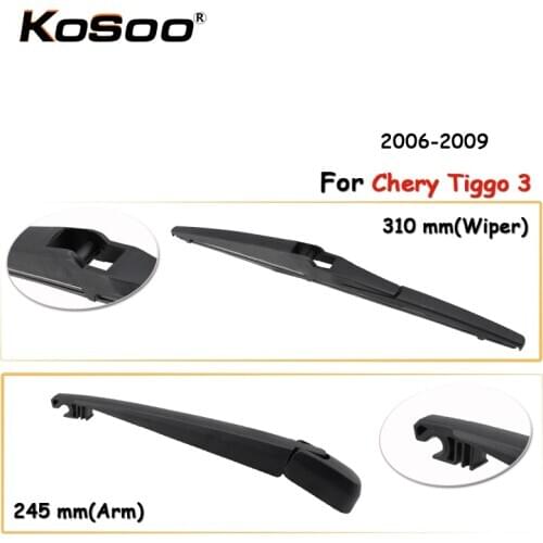 KOSOO Auto Rear Car Wiper Blade For Chery Tiggo 3,310mm (2006-2009) Rear Window Windshield Wiper Blades Arm,Car Accessories