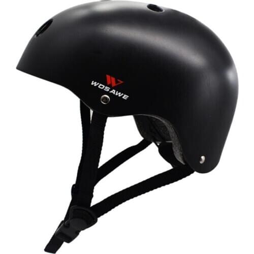 Skateboard Helmet for Multi-Sports Skateboarding - Impact Resistance & Ventilation - Black - Multiple Sizes