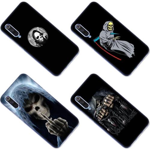 Grim Reaper Skull Skeleton Silicone Case for Xiaomi Mi POCO X3 NFC M3 F3 Note 10 S 10i 10T 11X Pro 11i 11 Ultra 11 Lite Cover