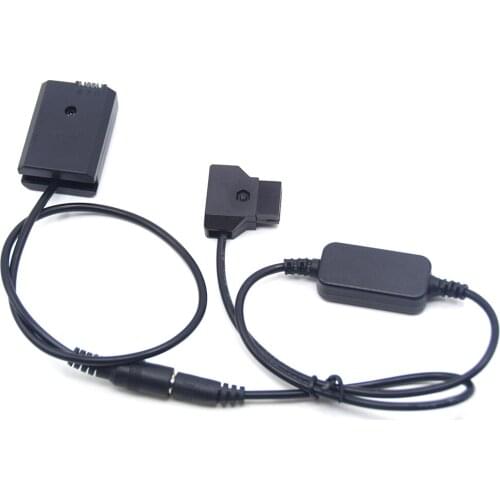 D-TAP step-down Power Cable + NP-FW50 dc coupler dummy battery for Sony RX10 a7 II a7s2 a7RII a7m2 a6000 a6500 A6300 a7000