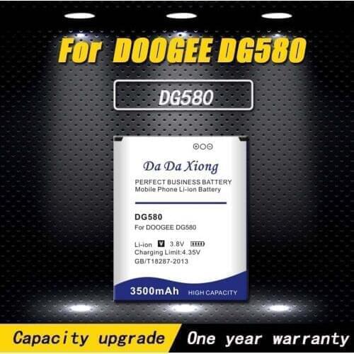 High quality 3500mAh DG580 battery for DOOGEE DG580 Phone Battery Free shipping