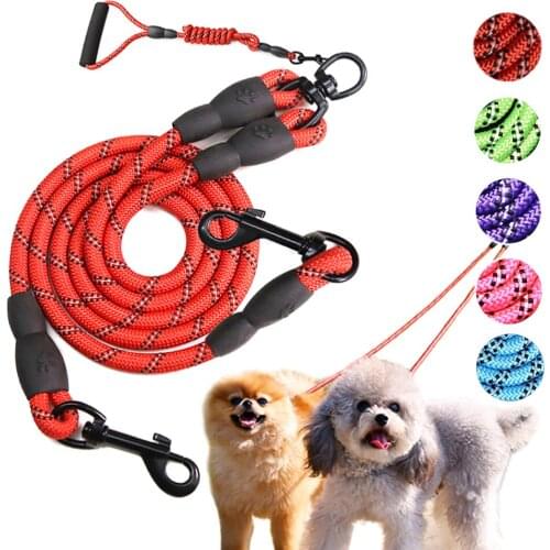 Highly Reflective Threads Dog Leashes for Medium and Large Dogs Strong Dog Leash with Comfortable Padded Handle