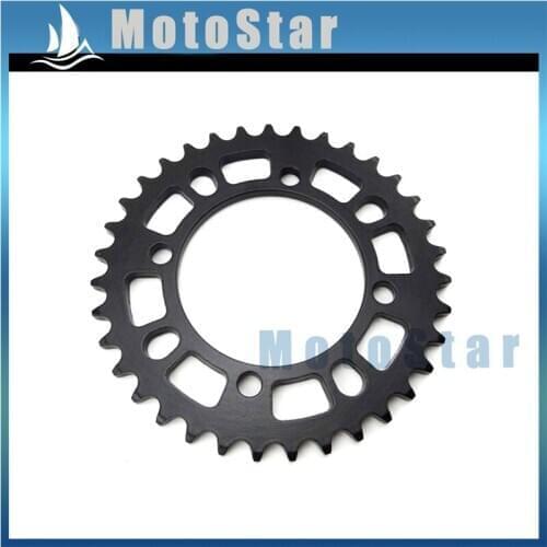 420 76mm 35 Tooth Black Rear Chain Sprocket For Chinese Pit Dirt Trail Bike Motorcycle Motocross 50cc-160cc