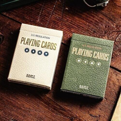 1 Deck Vintage Plaid Playing Cards Arizona Red Or California Blue DD Poker Dan and Dave Rare New Seal Magic Props