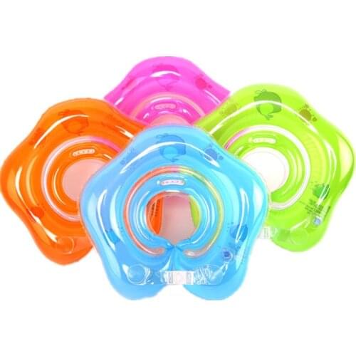1PC Inflatable Swimming Tube for Baby Cartoon Neck Swim Rings Swimming Life Buoy Water Safety Products